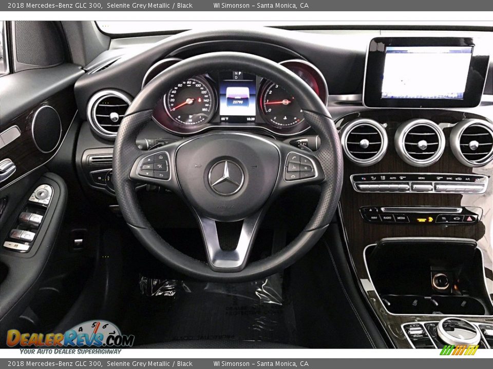 2018 Mercedes-Benz GLC 300 Selenite Grey Metallic / Black Photo #4