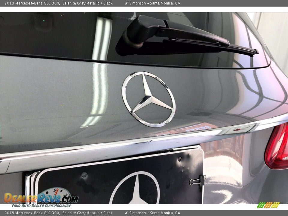 2018 Mercedes-Benz GLC 300 Selenite Grey Metallic / Black Photo #7