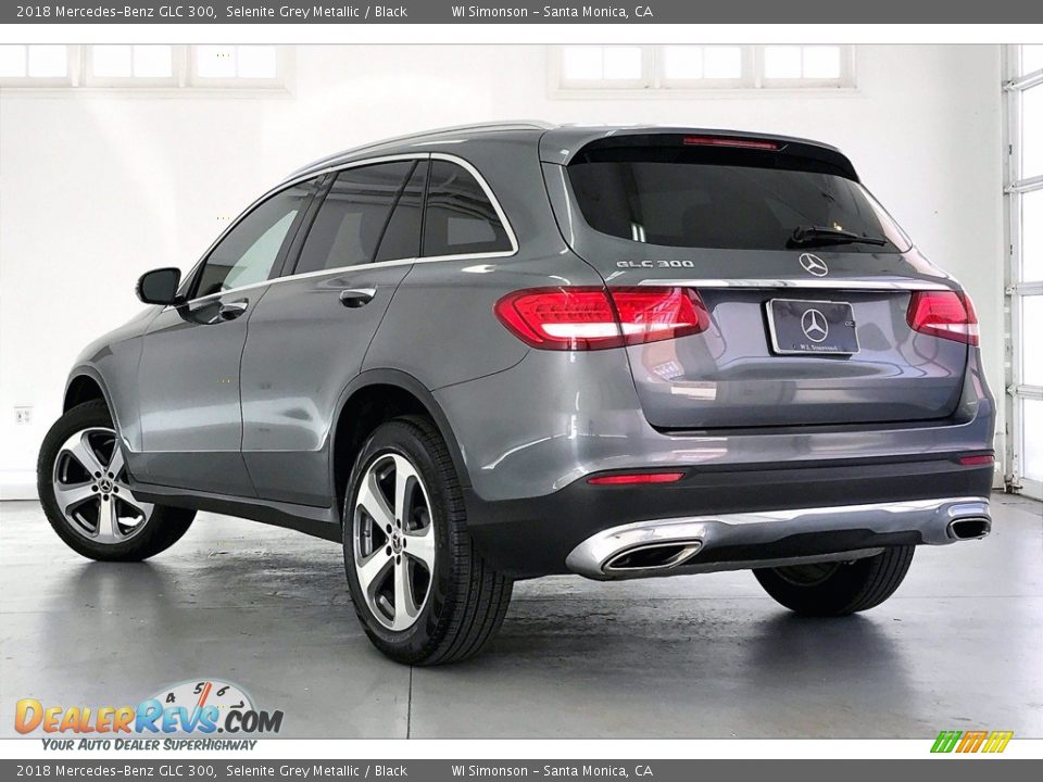 2018 Mercedes-Benz GLC 300 Selenite Grey Metallic / Black Photo #10