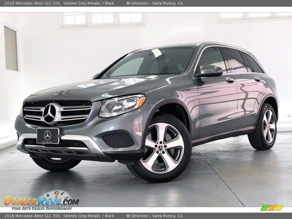 2018 Mercedes-Benz GLC 300 Selenite Grey Metallic / Black Photo #12