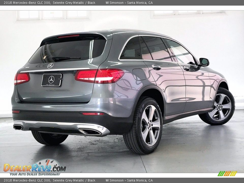 2018 Mercedes-Benz GLC 300 Selenite Grey Metallic / Black Photo #13