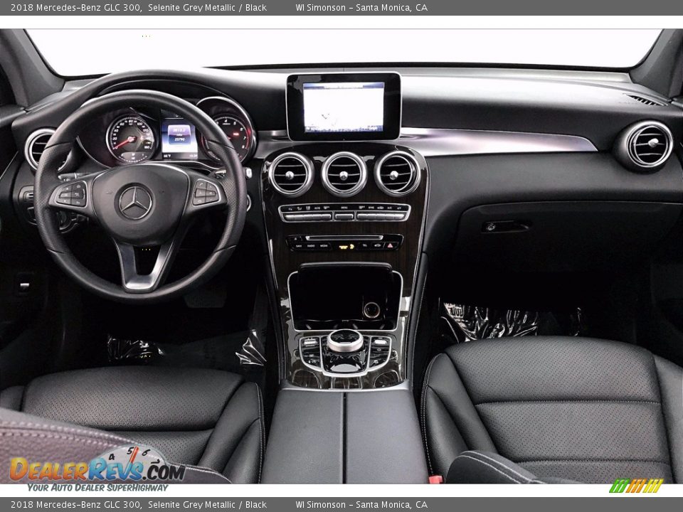 2018 Mercedes-Benz GLC 300 Selenite Grey Metallic / Black Photo #15