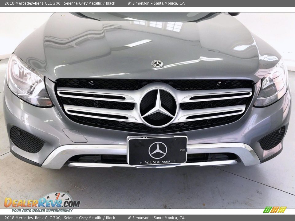 2018 Mercedes-Benz GLC 300 Selenite Grey Metallic / Black Photo #30