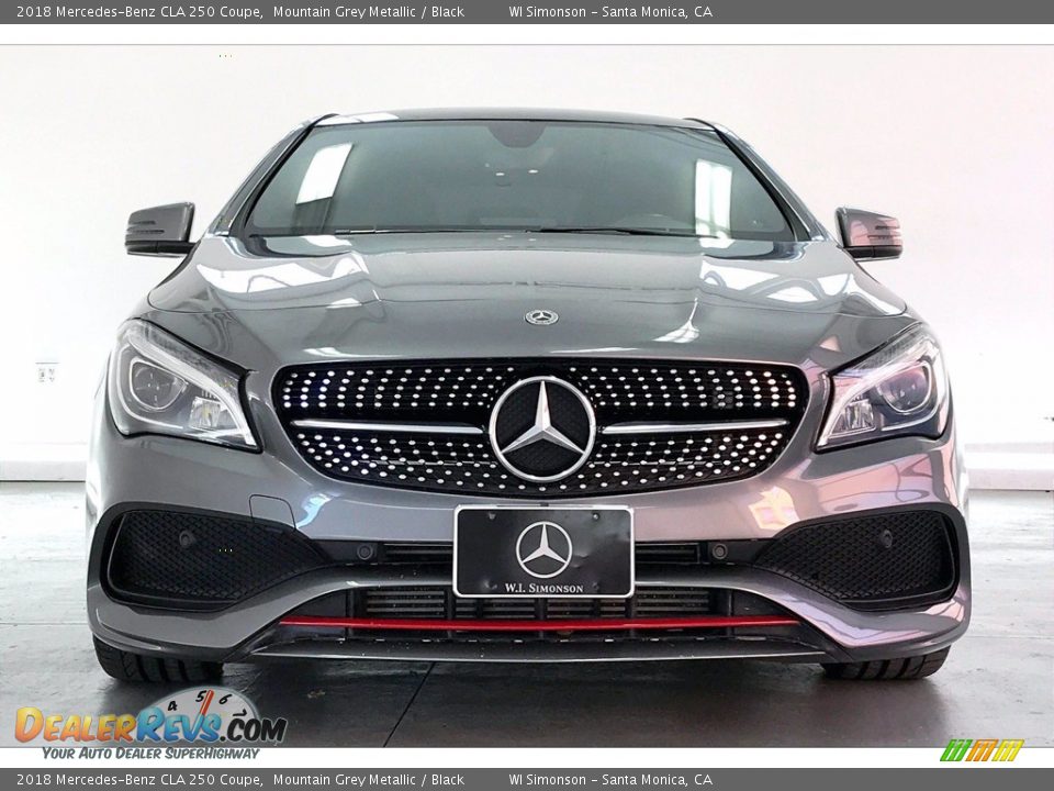 2018 Mercedes-Benz CLA 250 Coupe Mountain Grey Metallic / Black Photo #2