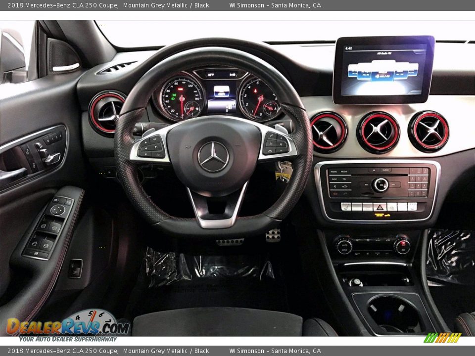 2018 Mercedes-Benz CLA 250 Coupe Mountain Grey Metallic / Black Photo #4