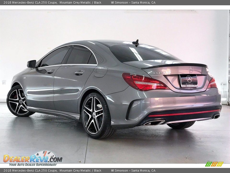 2018 Mercedes-Benz CLA 250 Coupe Mountain Grey Metallic / Black Photo #10