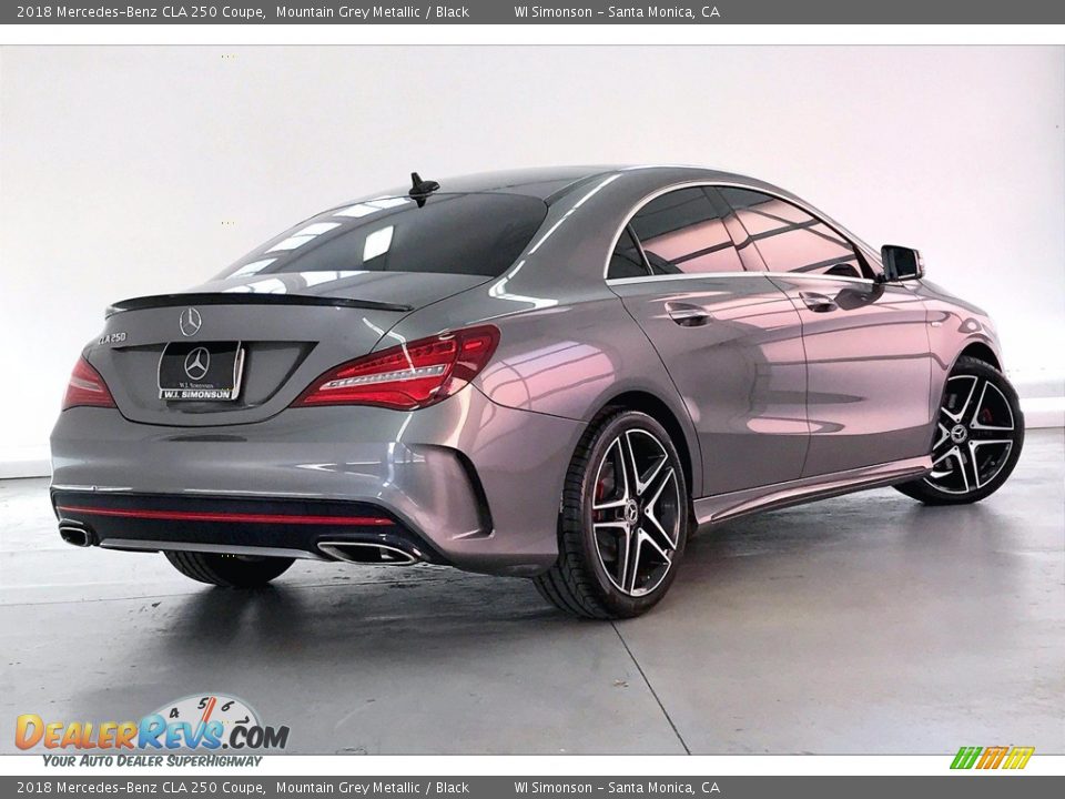 2018 Mercedes-Benz CLA 250 Coupe Mountain Grey Metallic / Black Photo #13