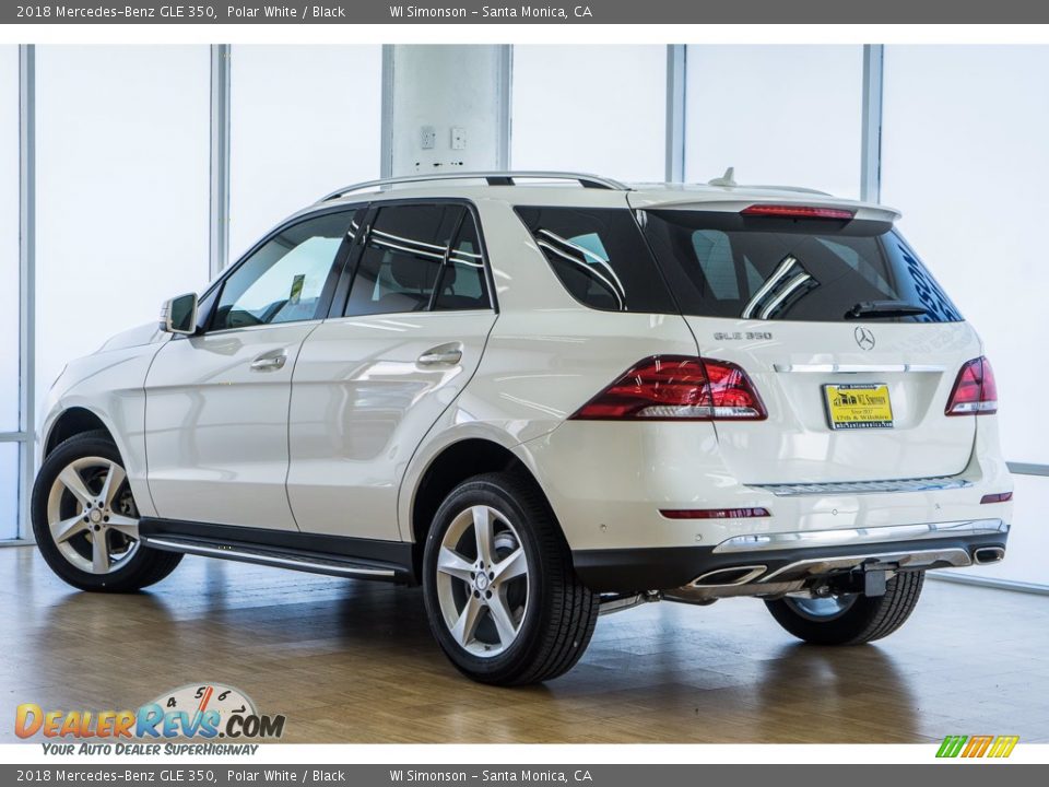 2018 Mercedes-Benz GLE 350 Polar White / Black Photo #3