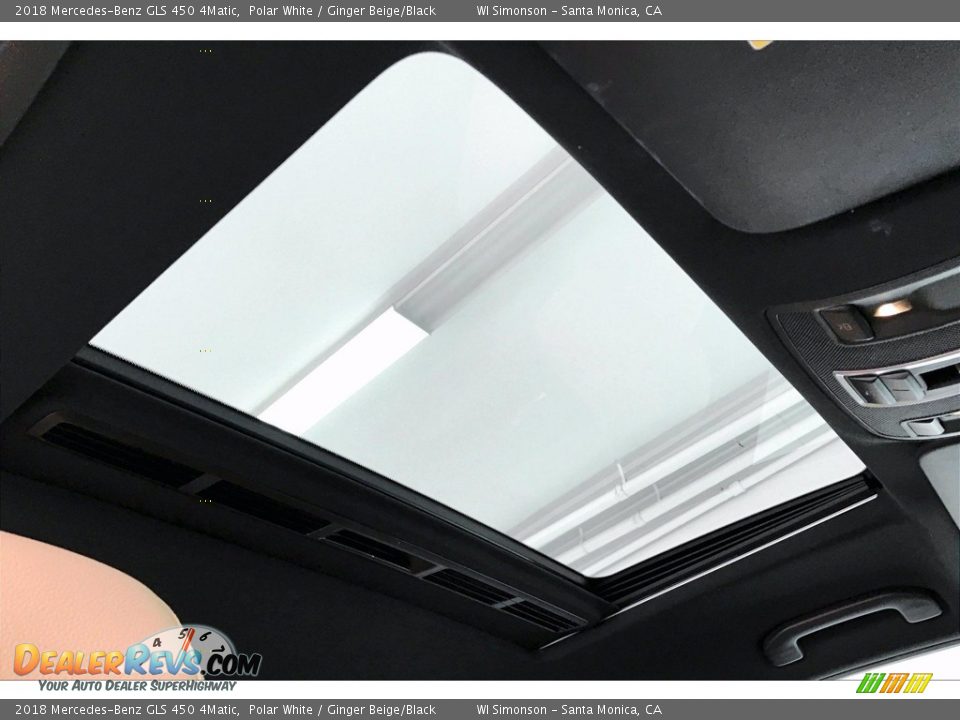 Sunroof of 2018 Mercedes-Benz GLS 450 4Matic Photo #25