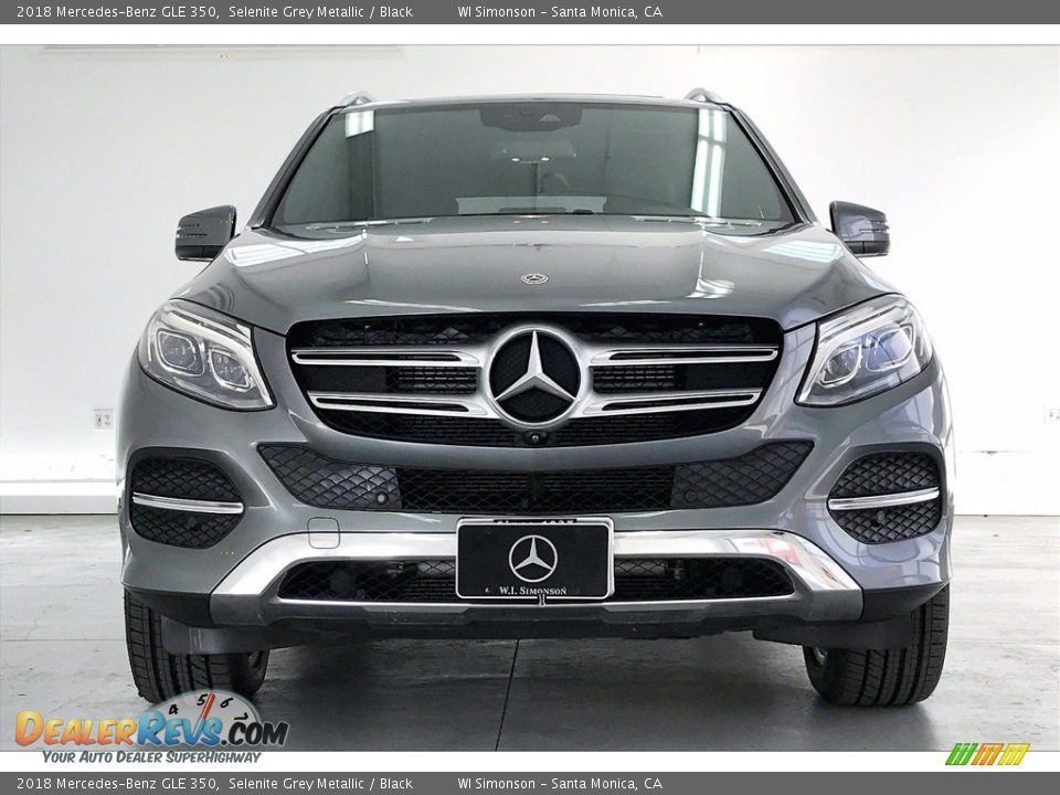 2018 Mercedes-Benz GLE 350 Selenite Grey Metallic / Black Photo #2