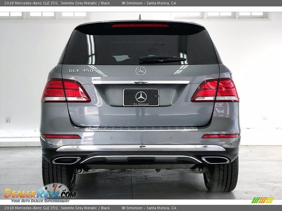 2018 Mercedes-Benz GLE 350 Selenite Grey Metallic / Black Photo #3