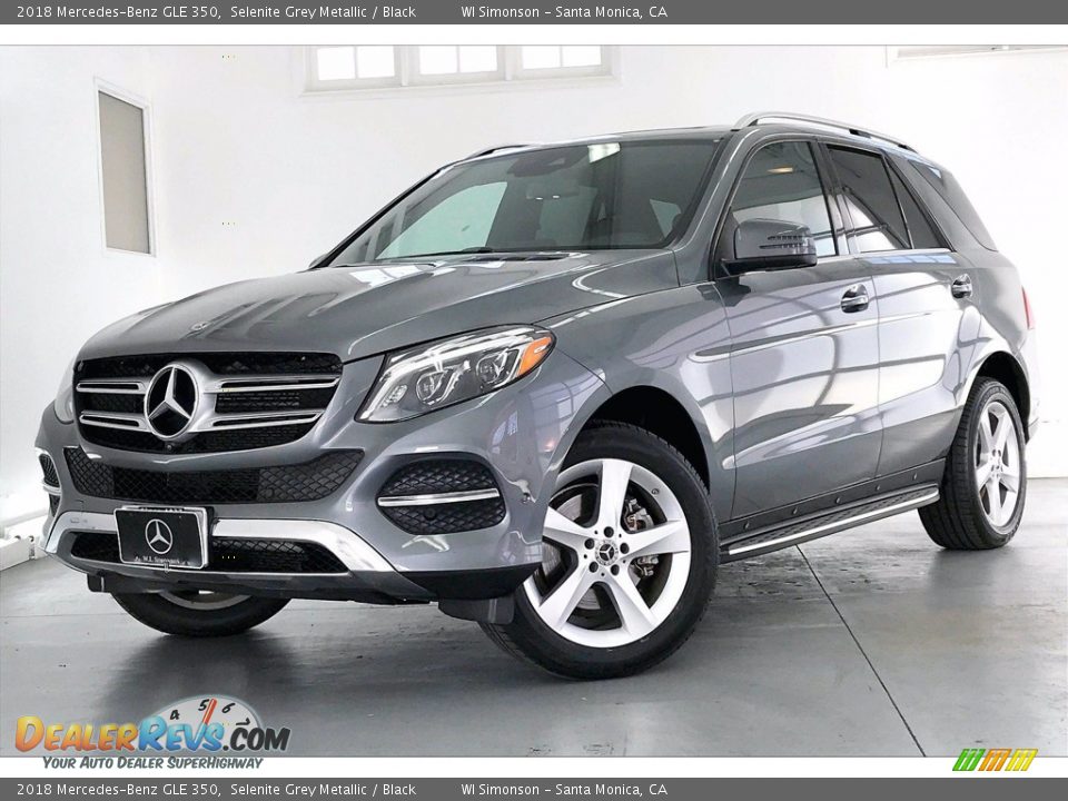 2018 Mercedes-Benz GLE 350 Selenite Grey Metallic / Black Photo #12