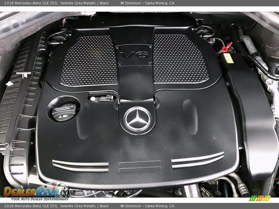 2018 Mercedes-Benz GLE 350 Selenite Grey Metallic / Black Photo #32
