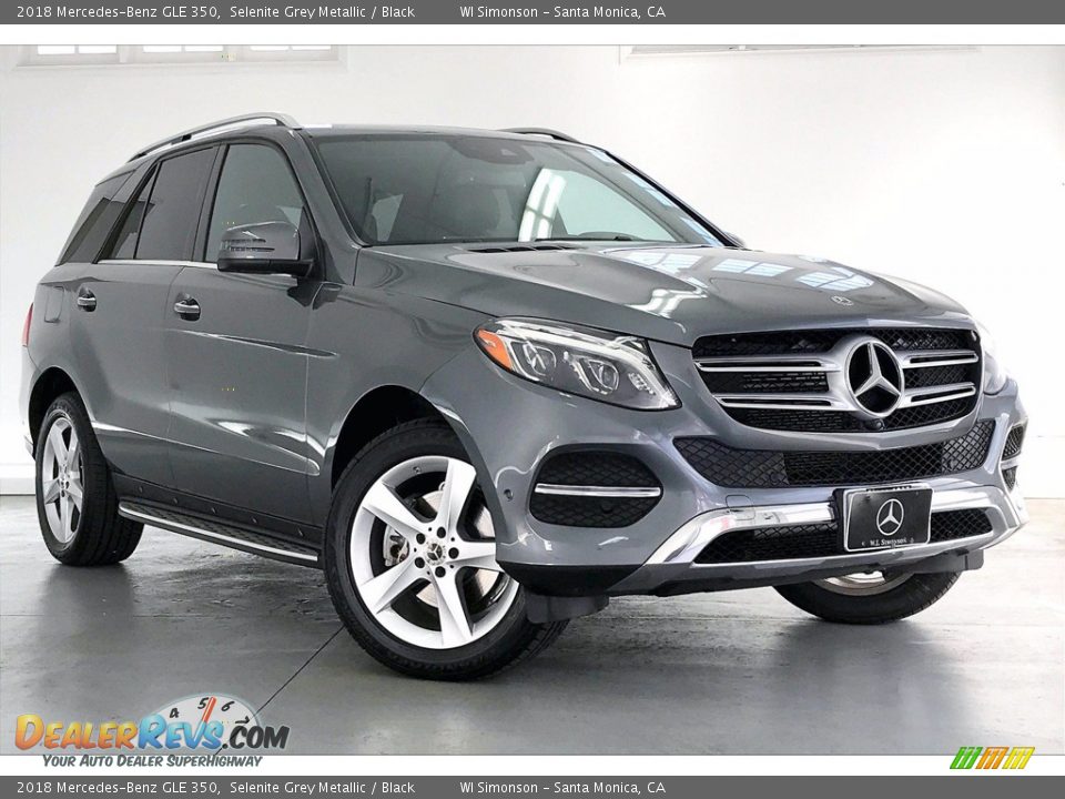 2018 Mercedes-Benz GLE 350 Selenite Grey Metallic / Black Photo #34