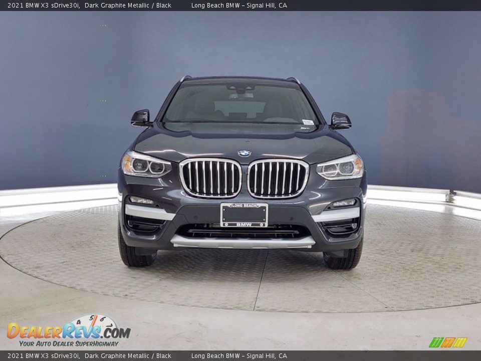 2021 BMW X3 sDrive30i Dark Graphite Metallic / Black Photo #2