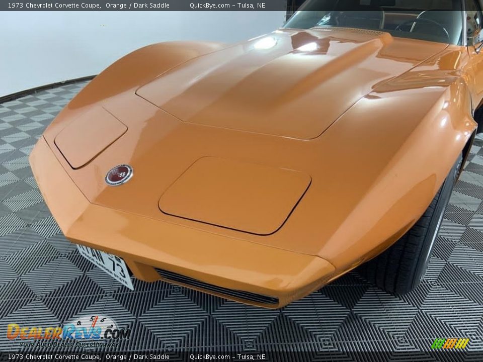 1973 Chevrolet Corvette Coupe Orange / Dark Saddle Photo #3