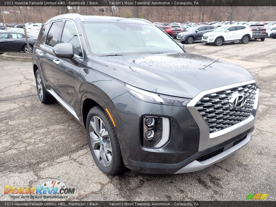 2021 Hyundai Palisade Limited AWD Rainforest / Black Photo #3