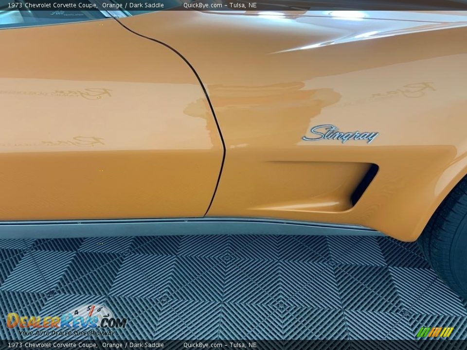 1973 Chevrolet Corvette Coupe Orange / Dark Saddle Photo #5