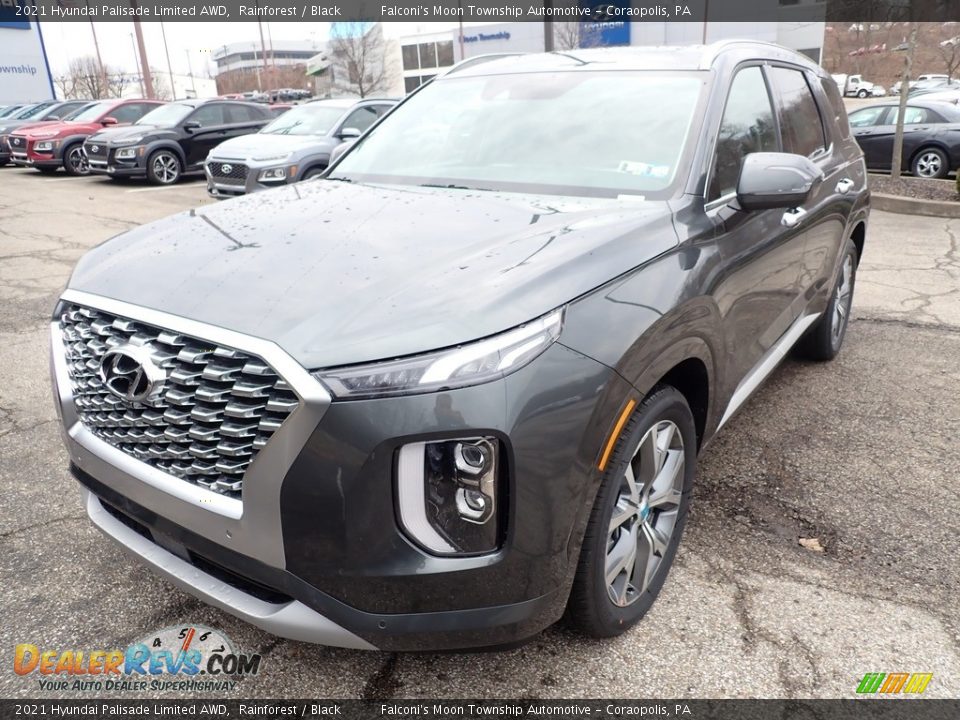 2021 Hyundai Palisade Limited AWD Rainforest / Black Photo #5