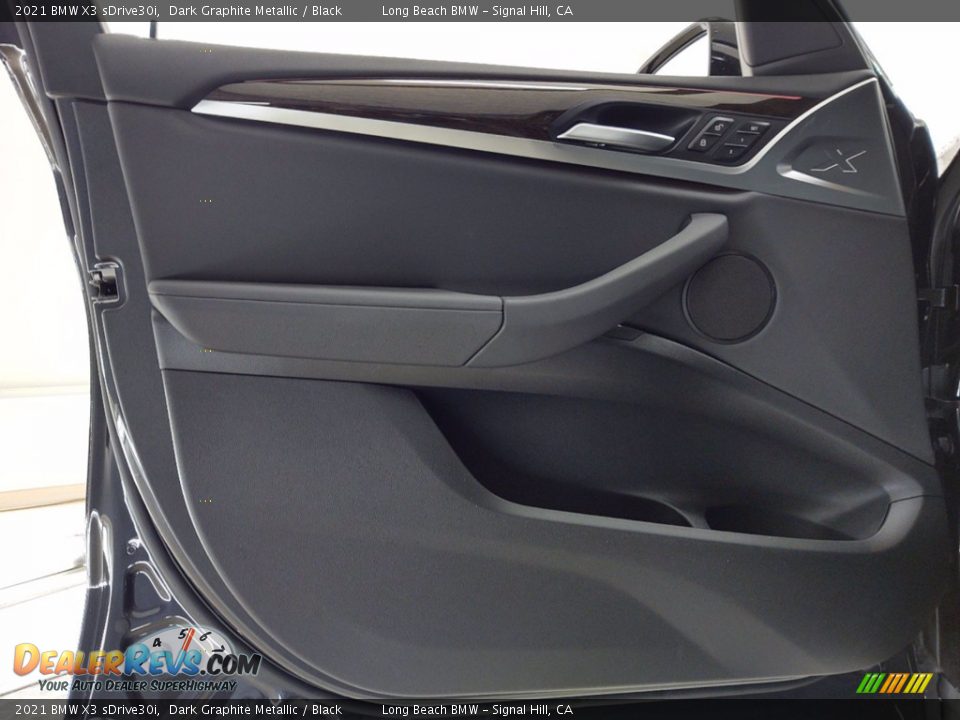 2021 BMW X3 sDrive30i Dark Graphite Metallic / Black Photo #10