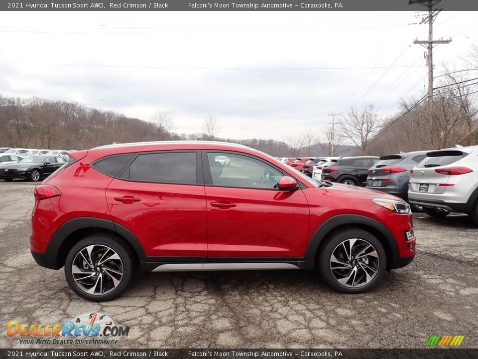 2021 Hyundai Tucson Sport AWD Red Crimson / Black Photo #1