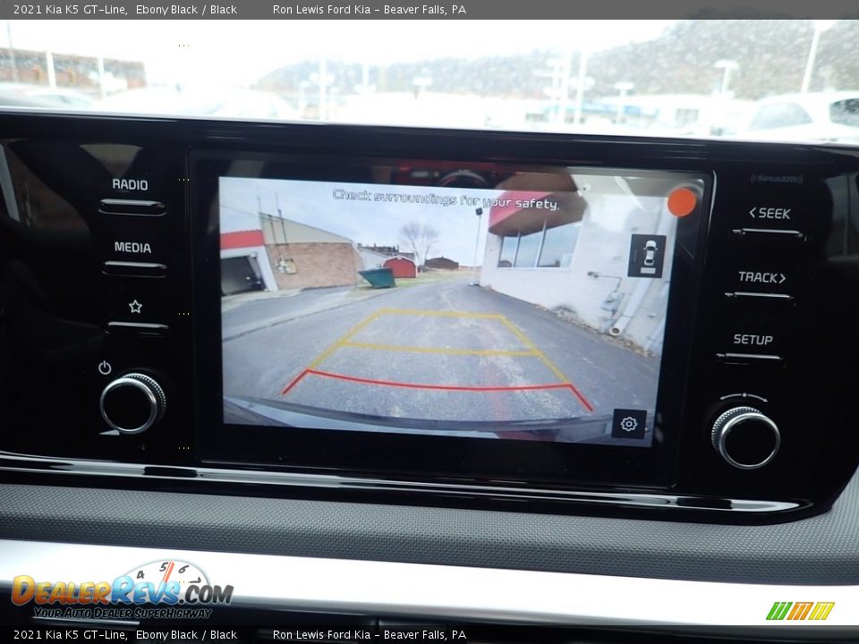 2021 Kia K5 GT-Line Ebony Black / Black Photo #18