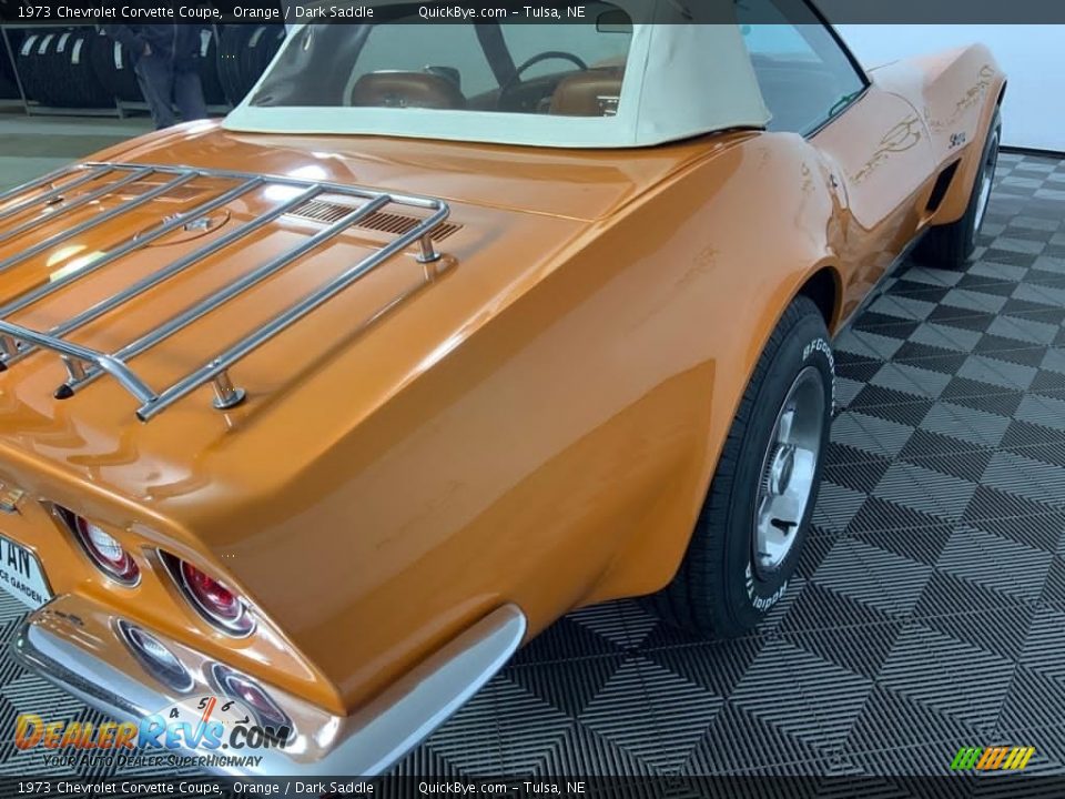 1973 Chevrolet Corvette Coupe Orange / Dark Saddle Photo #19