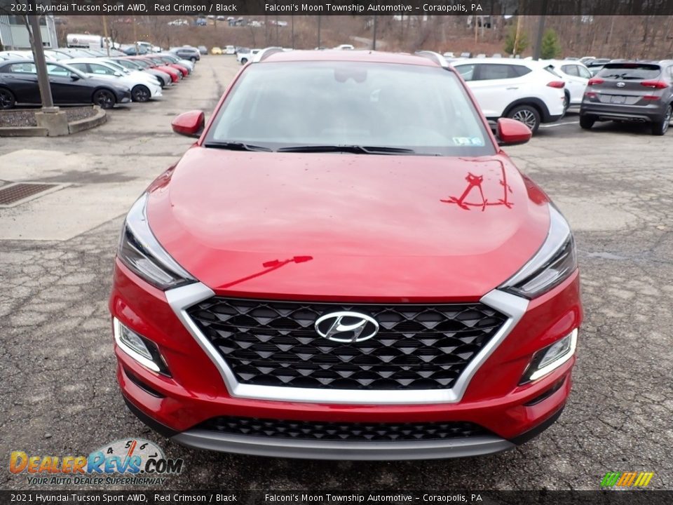 2021 Hyundai Tucson Sport AWD Red Crimson / Black Photo #4