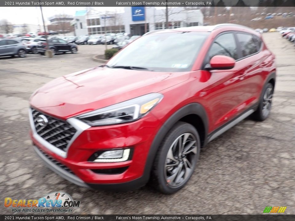 2021 Hyundai Tucson Sport AWD Red Crimson / Black Photo #5