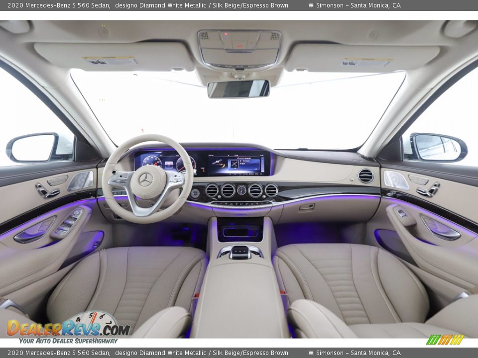 Front Seat of 2020 Mercedes-Benz S 560 Sedan Photo #10