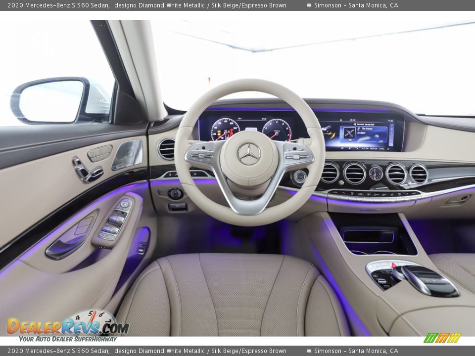 Dashboard of 2020 Mercedes-Benz S 560 Sedan Photo #11