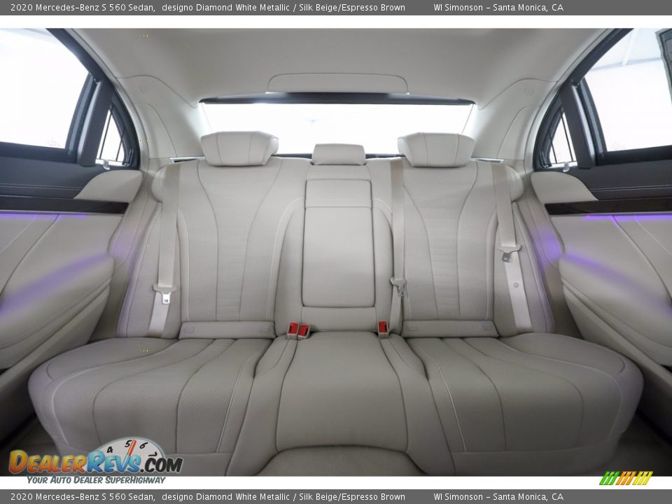 Rear Seat of 2020 Mercedes-Benz S 560 Sedan Photo #16
