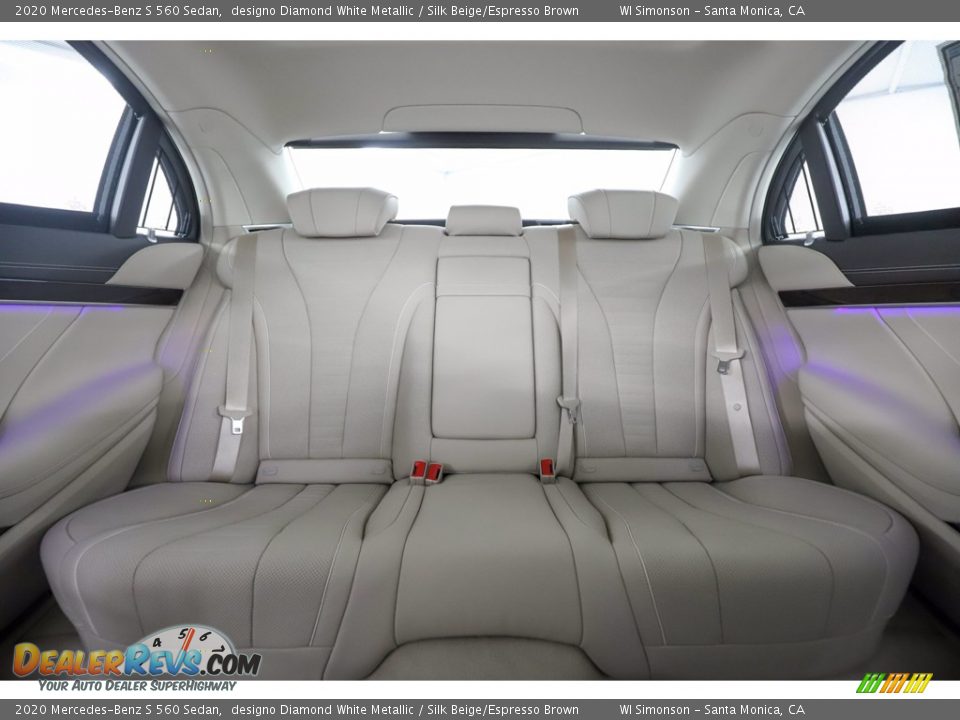 Rear Seat of 2020 Mercedes-Benz S 560 Sedan Photo #16