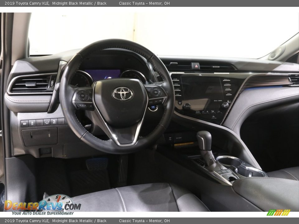 2019 Toyota Camry XLE Midnight Black Metallic / Black Photo #6