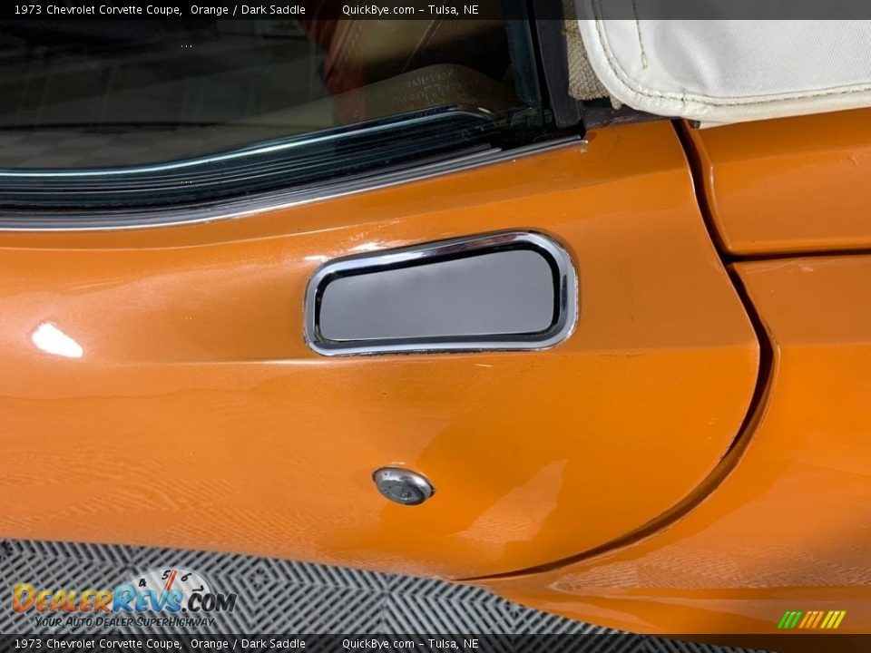 1973 Chevrolet Corvette Coupe Orange / Dark Saddle Photo #32