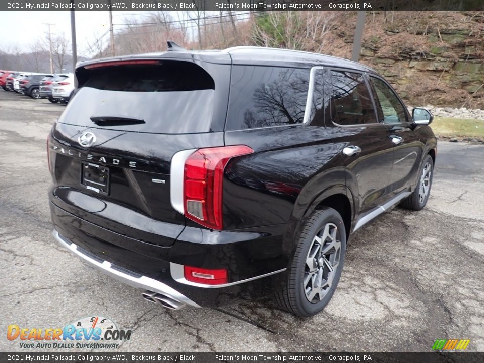 2021 Hyundai Palisade Calligraphy AWD Becketts Black / Black Photo #2