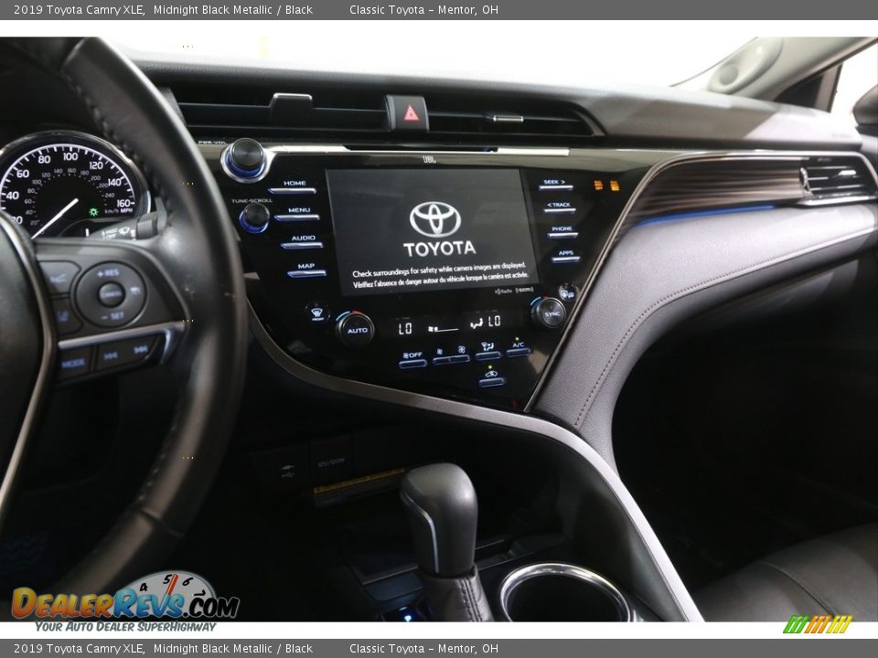 2019 Toyota Camry XLE Midnight Black Metallic / Black Photo #9