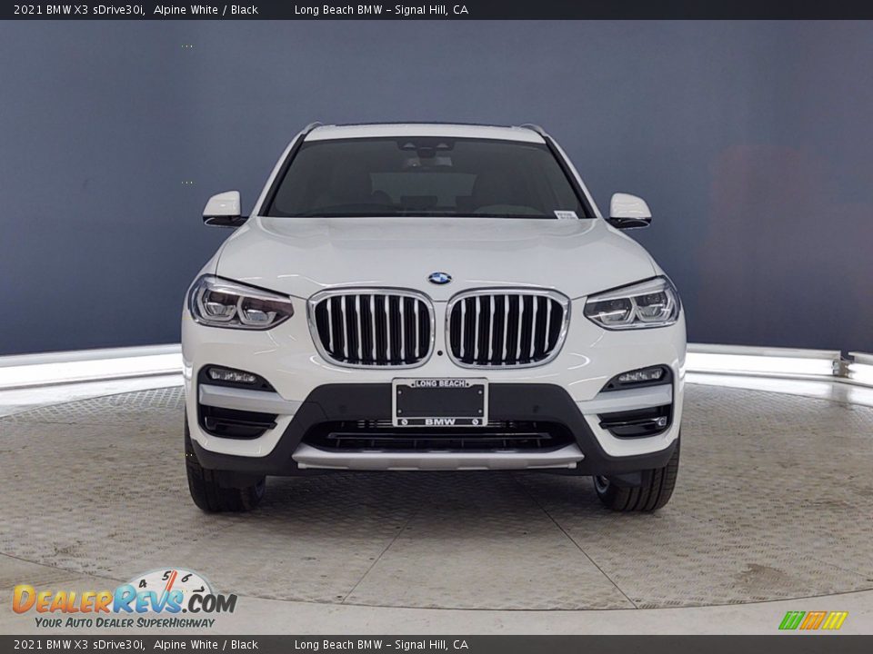 2021 BMW X3 sDrive30i Alpine White / Black Photo #2