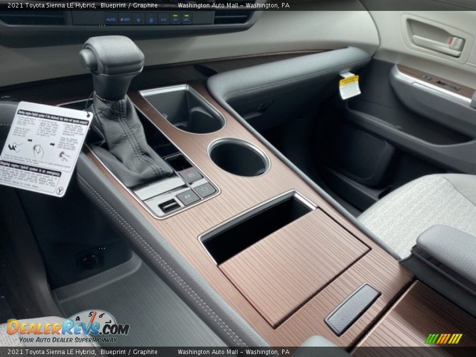 2021 Toyota Sienna LE Hybrid Blueprint / Graphite Photo #5