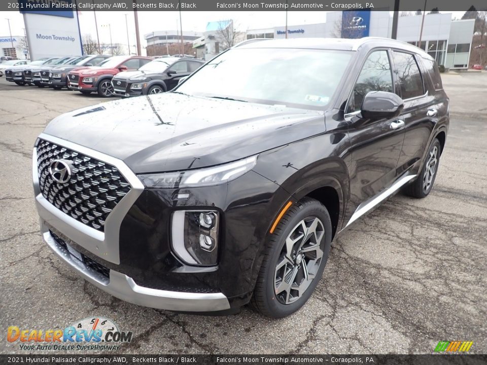 2021 Hyundai Palisade Calligraphy AWD Becketts Black / Black Photo #5