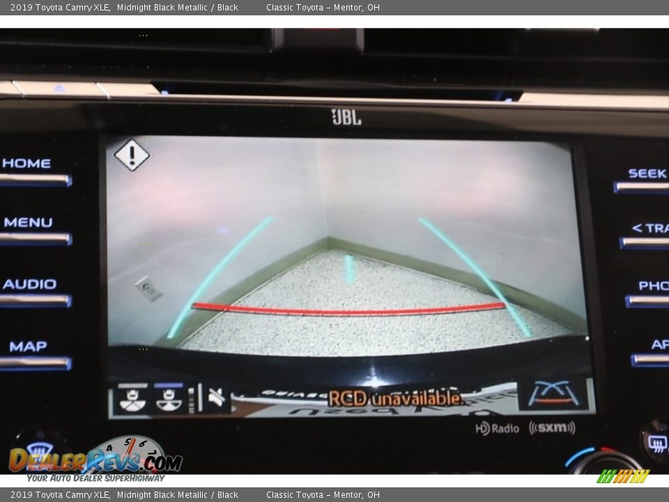 2019 Toyota Camry XLE Midnight Black Metallic / Black Photo #12