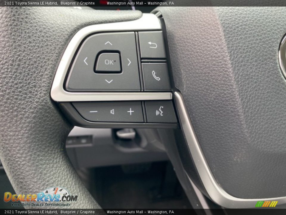 2021 Toyota Sienna LE Hybrid Blueprint / Graphite Photo #6