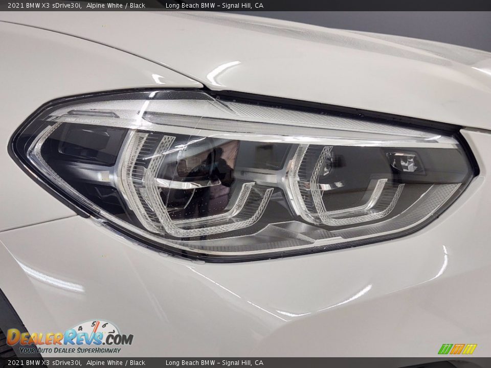 2021 BMW X3 sDrive30i Alpine White / Black Photo #4