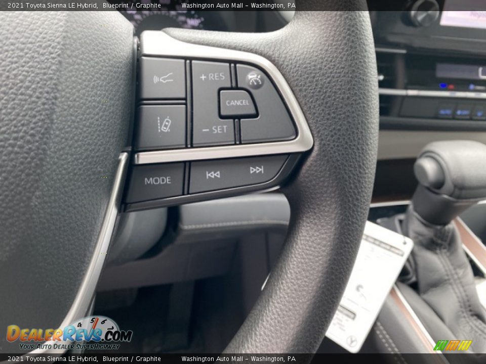 2021 Toyota Sienna LE Hybrid Blueprint / Graphite Photo #7