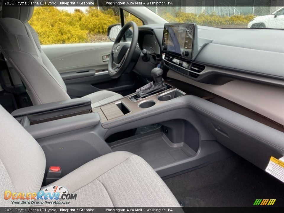 2021 Toyota Sienna LE Hybrid Blueprint / Graphite Photo #10