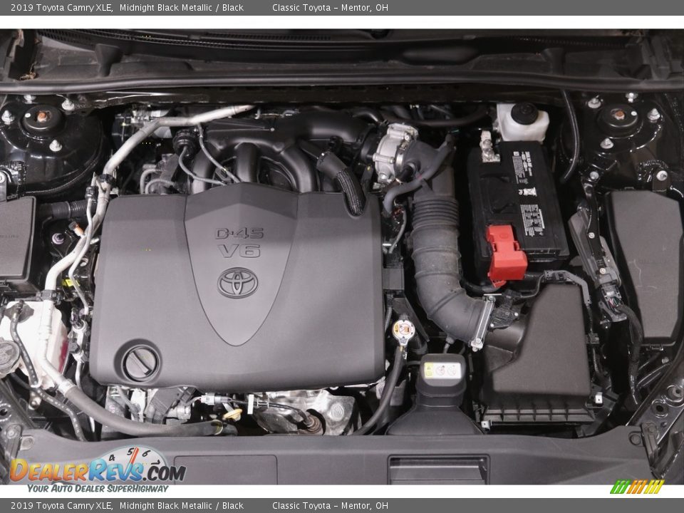 2019 Toyota Camry XLE Midnight Black Metallic / Black Photo #20