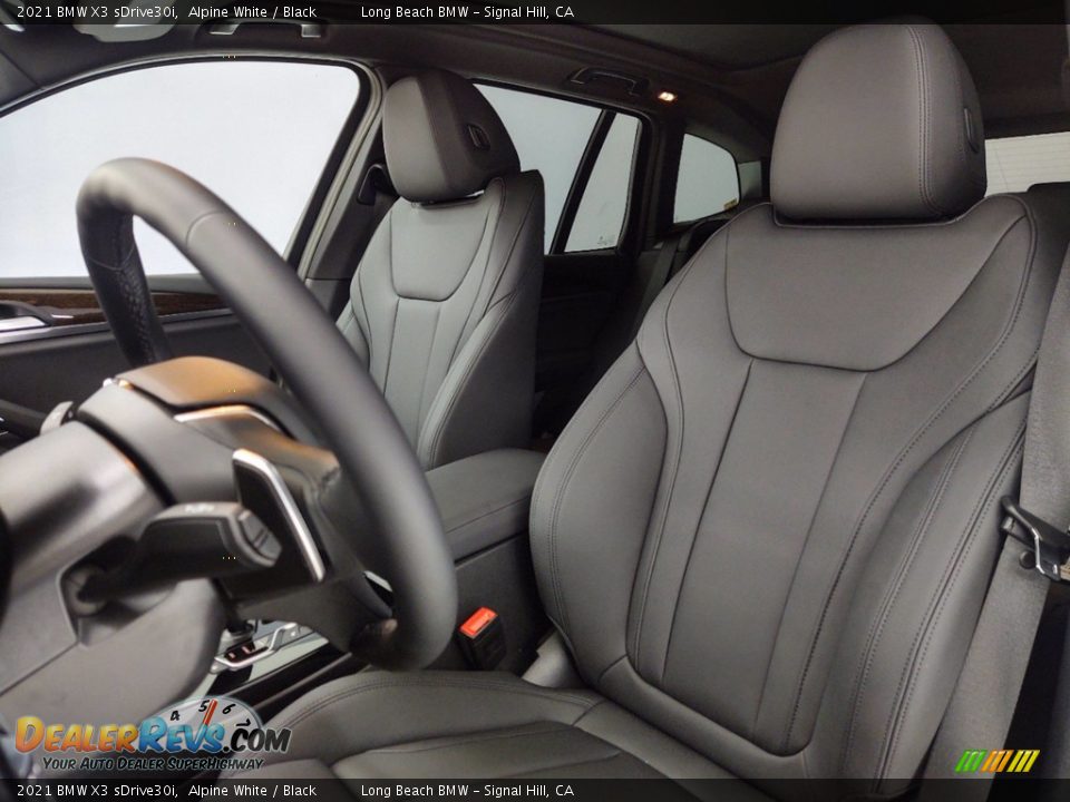 Front Seat of 2021 BMW X3 sDrive30i Photo #13