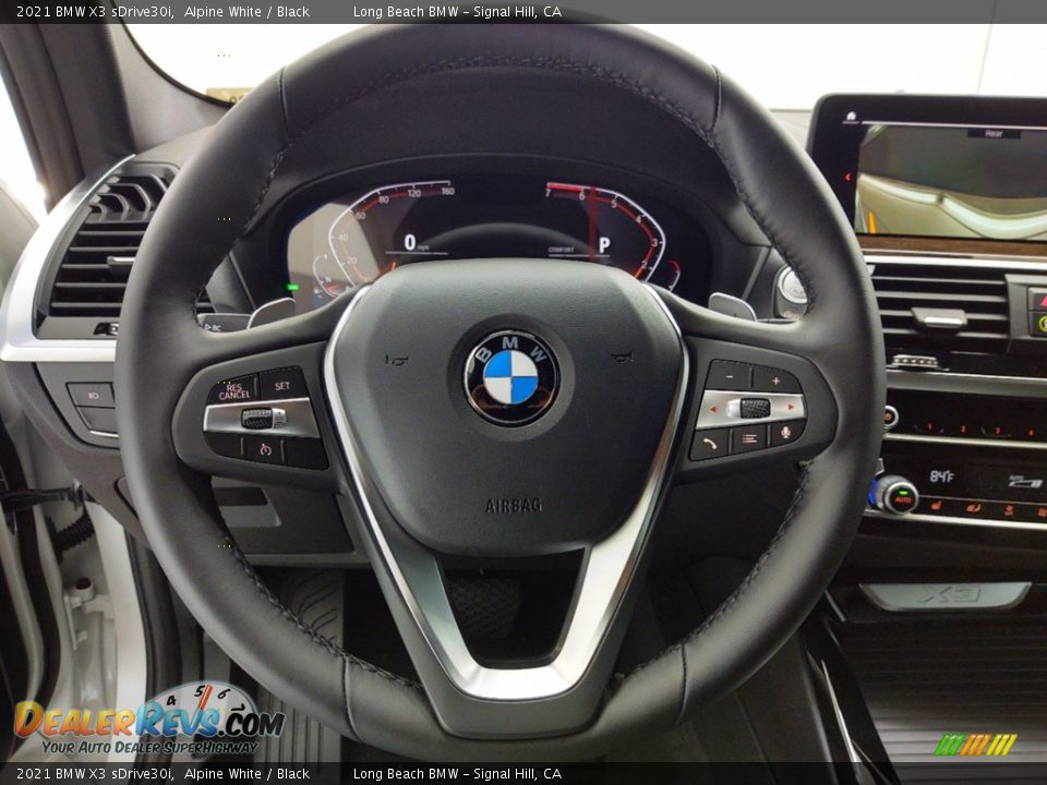 2021 BMW X3 sDrive30i Steering Wheel Photo #14