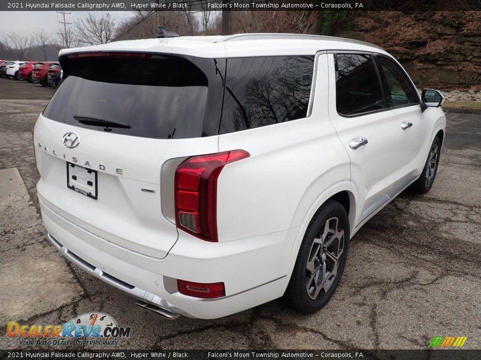 2021 Hyundai Palisade Calligraphy AWD Hyper White / Black Photo #2