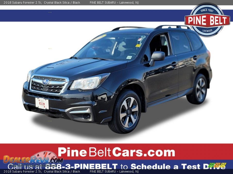 2018 Subaru Forester 2.5i Crystal Black Silica / Black Photo #1